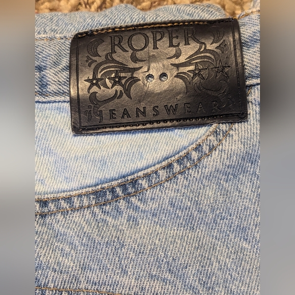 DIANNE Upcycled Denim ~ Tote, Purse, Handbag, 13"tall X 17"wide, Floral Lining - Picture 4 of 6